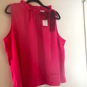 J. Crew High Neck Blouse, 2X